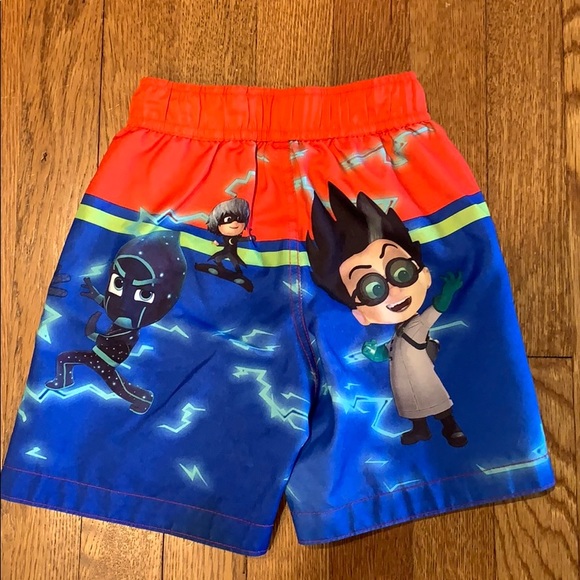PJ Masks Boys Swim Trunks-Size 2T - Picture 2 of 3